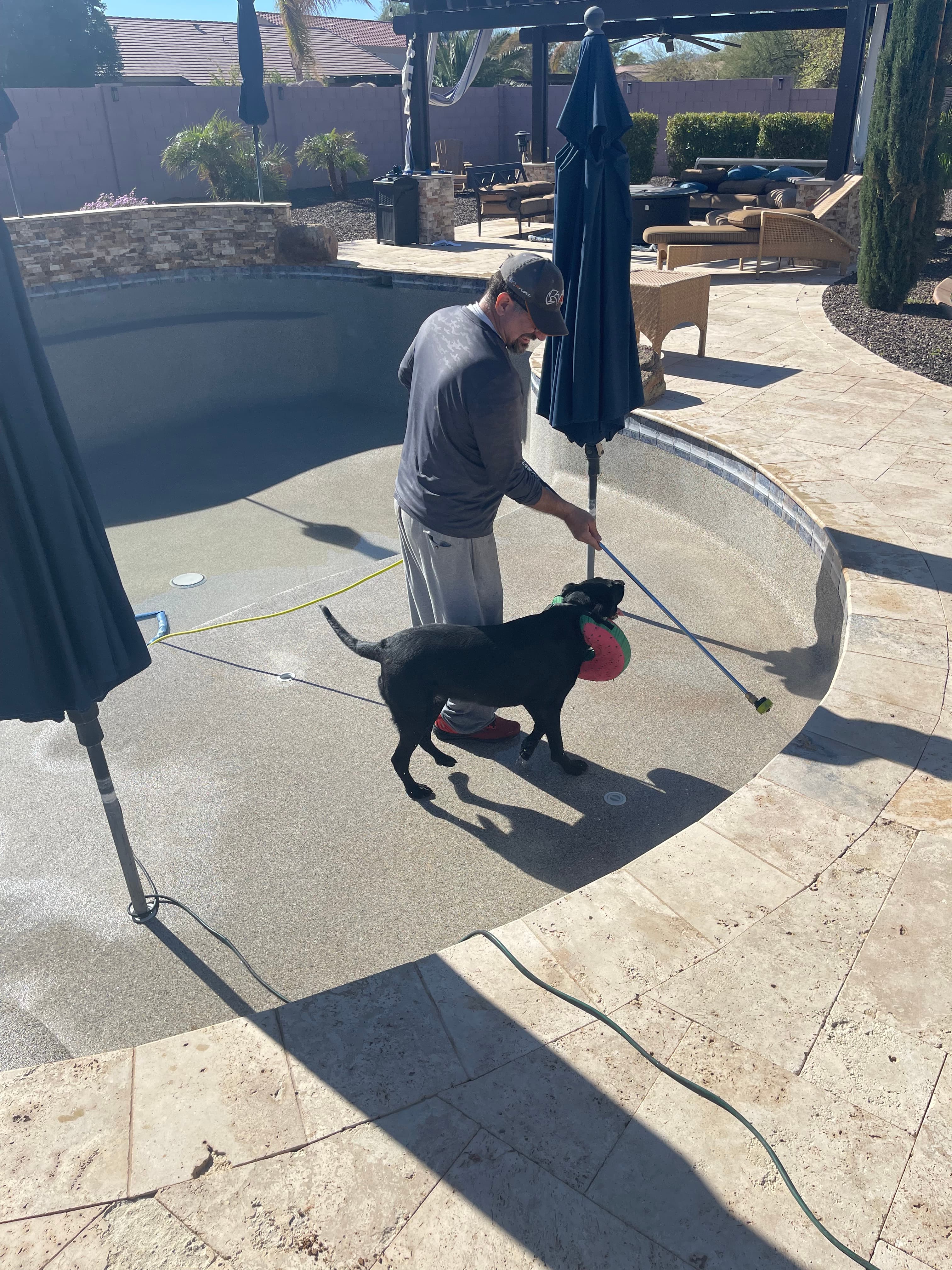 Pools work